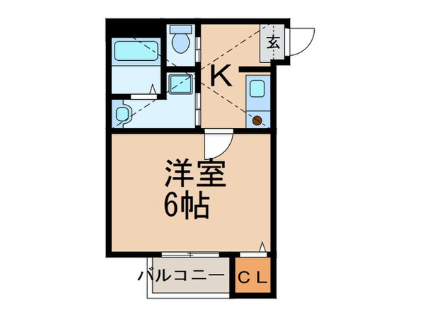 リバティ－名駅の物件間取画像